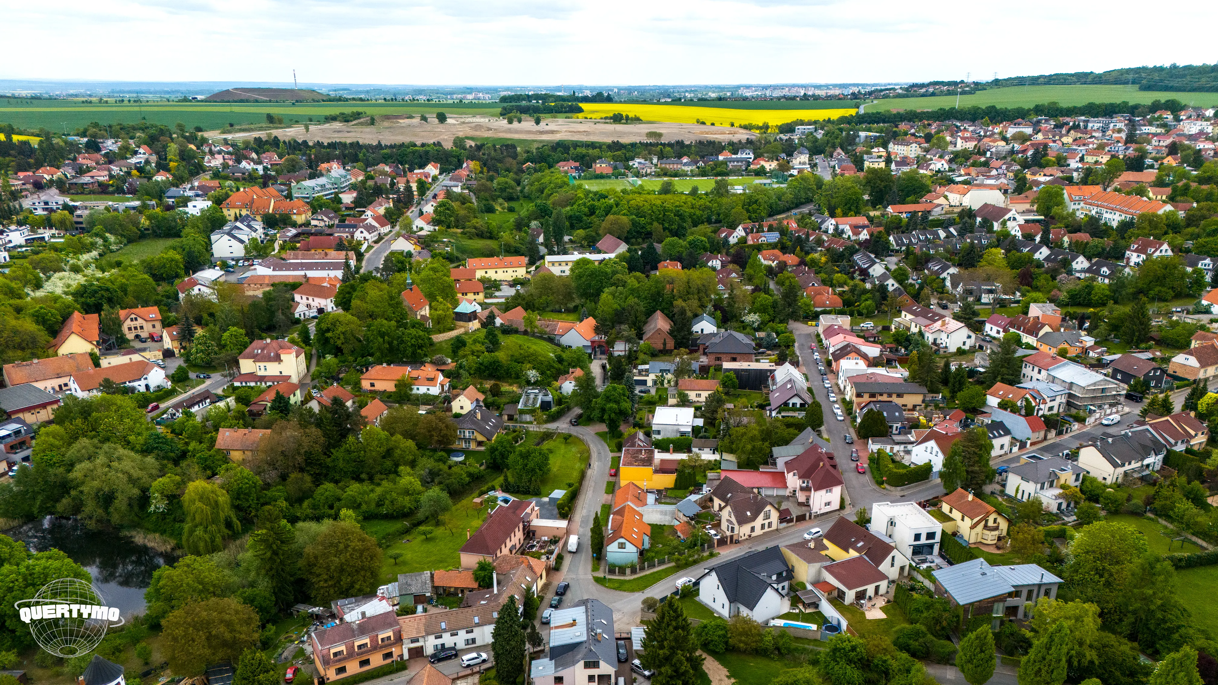 Města a architektura shora